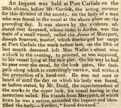 Carlisle Journal 1840